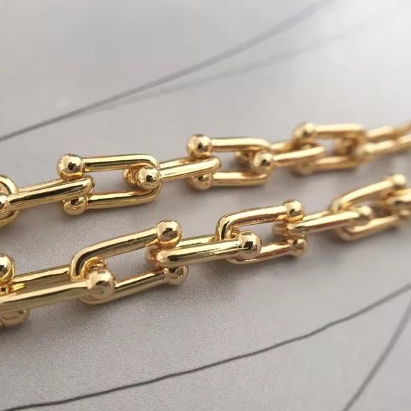 ✨ Just In gold color plated Women’s adjustable  brands model Chain bracelet - Picture 7 of 8